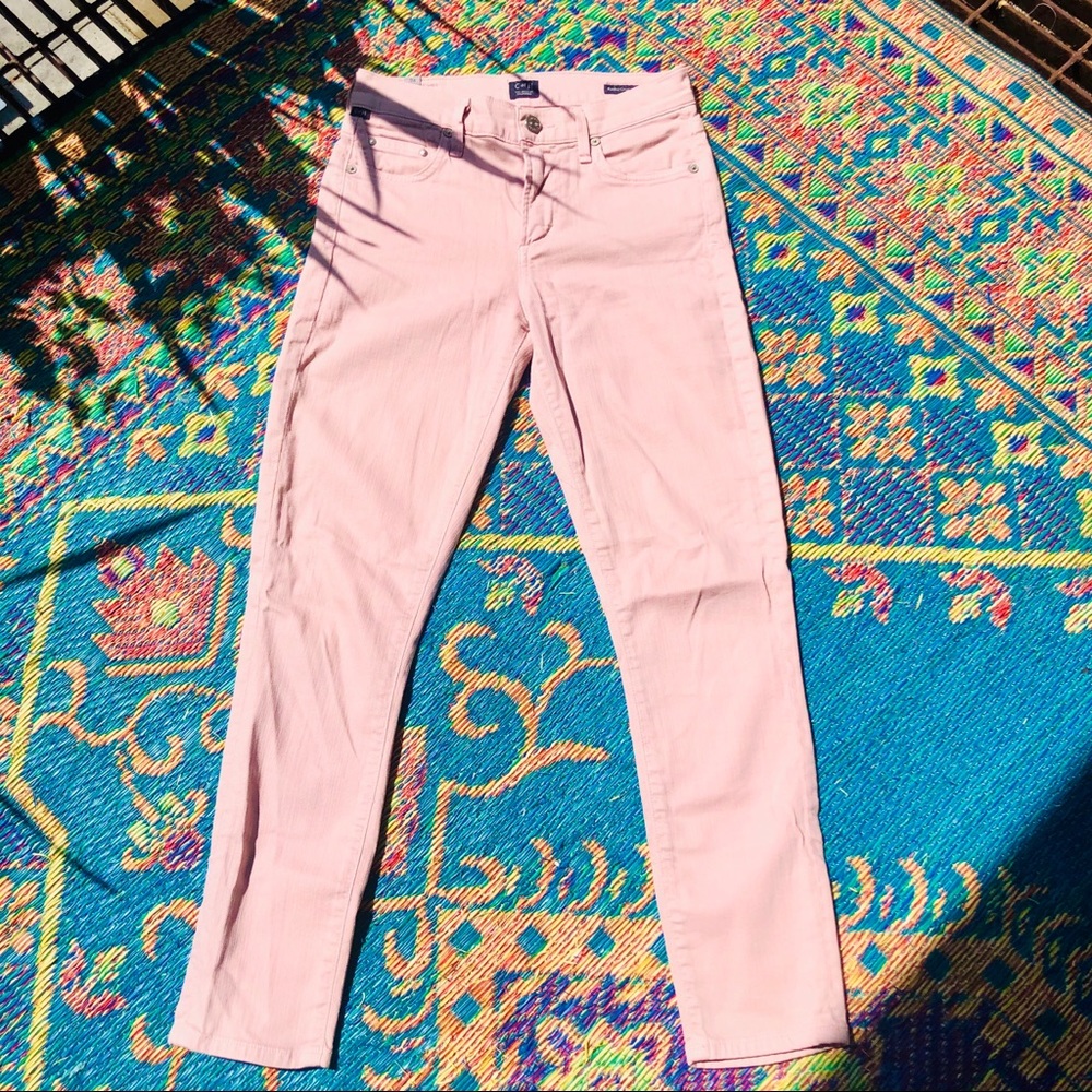 Citizens of Humanity Pink High Rise Jeans 24